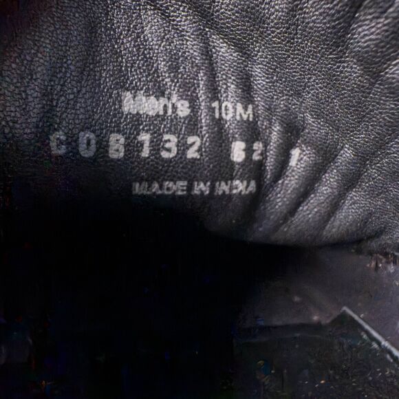 Cole Haan Black Leather Moccasin Slip On Loafers Mens Size 10 - Picture 7 of 15